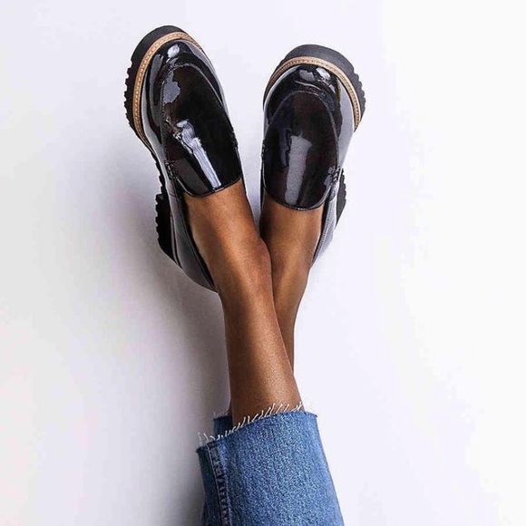 Franco Sarto Shoes - Franco Sarto Cypress Loafer Black Patent Size 9